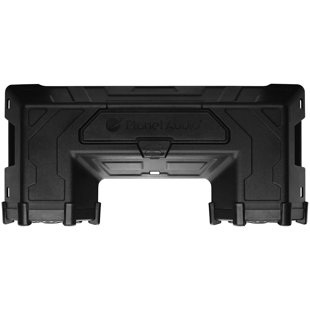 Planet Audio PATV85 ATV UTV Speaker System - 8 Inch Full Range Speakers, 1.5 Inch Tweeters, IPX5 Weatherproof, Bluetooth Audio, Built-in Amplifier, Built-in LED Lightbar, Hook Up To Stereo
