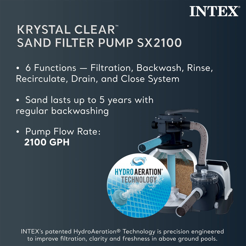 Intex 18Ft x 52In Ultra XTR Rectangular Frame Swimming Pool Kit with Canopy