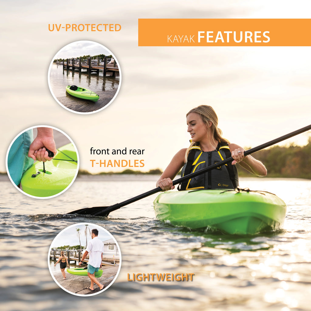 Lifetime Pacer 8 ft. Sit-Inside Kayak, Green (91032)