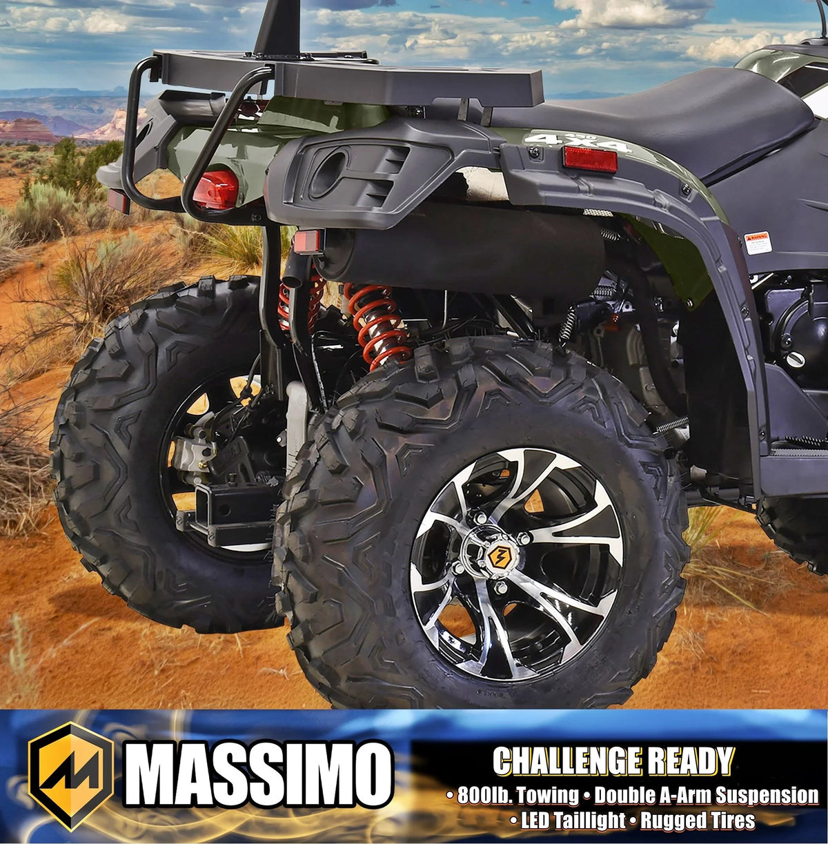 Massimo MSA450F Adult ATV Quad 352cc 25 HP 4 Stroke 4-Wheeler - Sand
