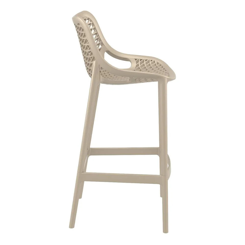 Compamia Air Patio Bar Stool in Black