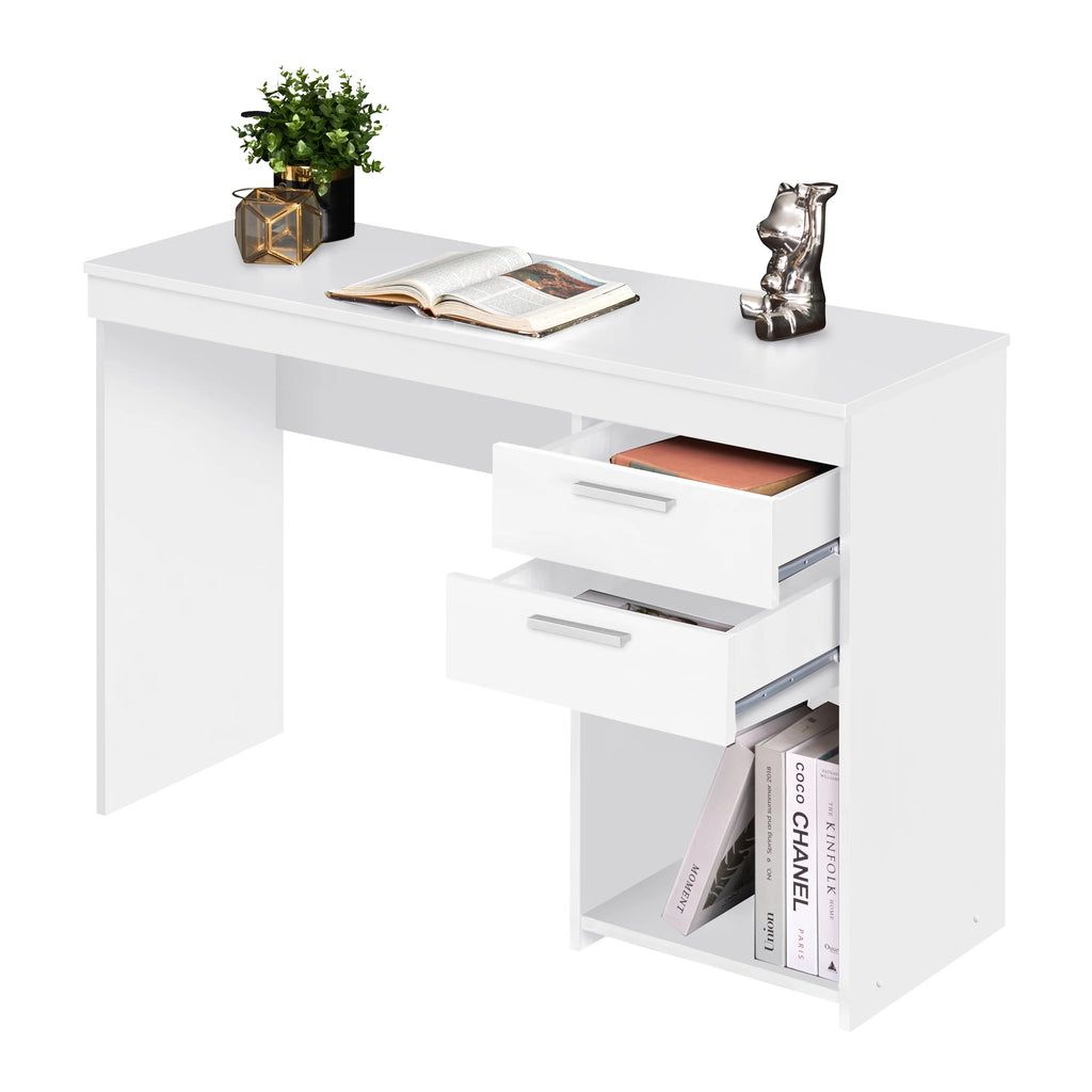 Techni Mobili Home Office Computer Desk with Storage, Espresso