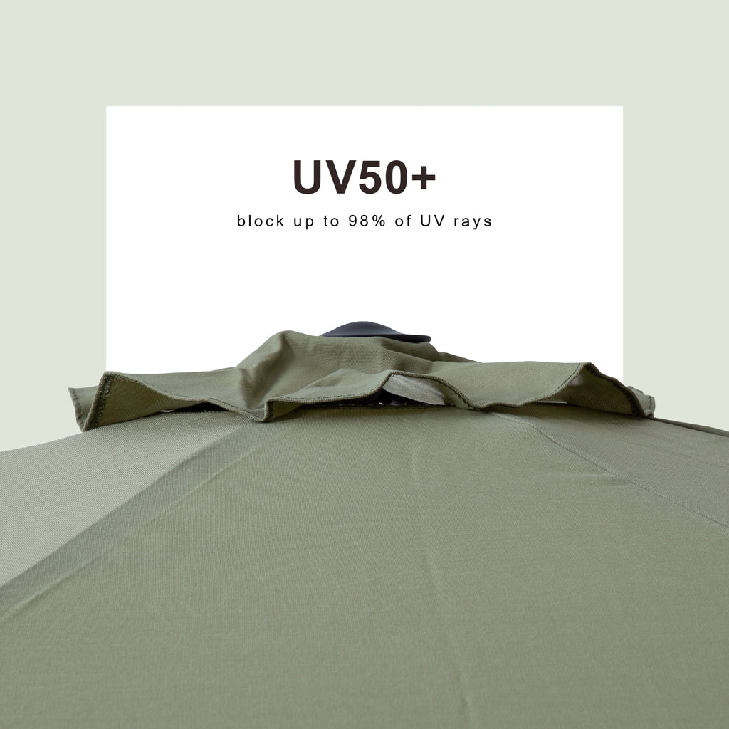 Tempera 9FT Auto Tilt patio umbrella