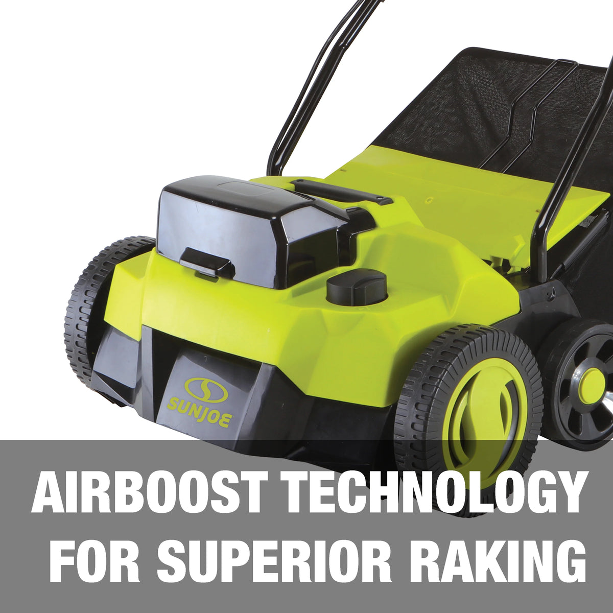 Sun Joe 14" Cordless Brushless Dethatcher + Scarifier, 5 Positions, 2 x 4.0-Ah Batteries & Charger