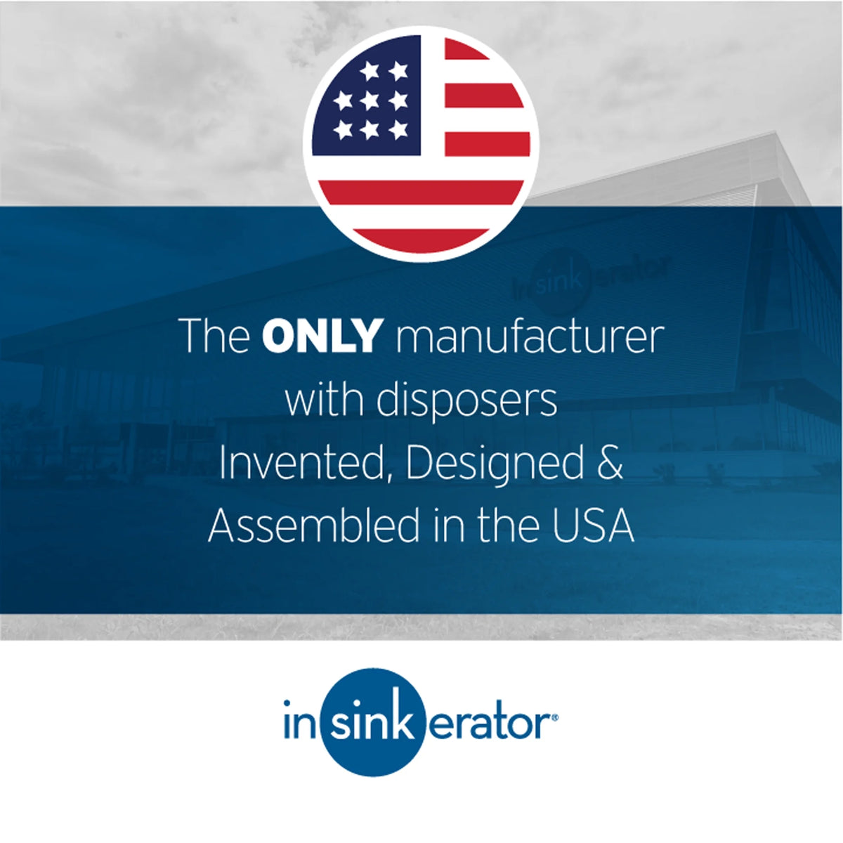 InSinkErator Badger 5XP, 3/4 HP Continuous Feed Kitchen Garbage Disposal, Badger Series