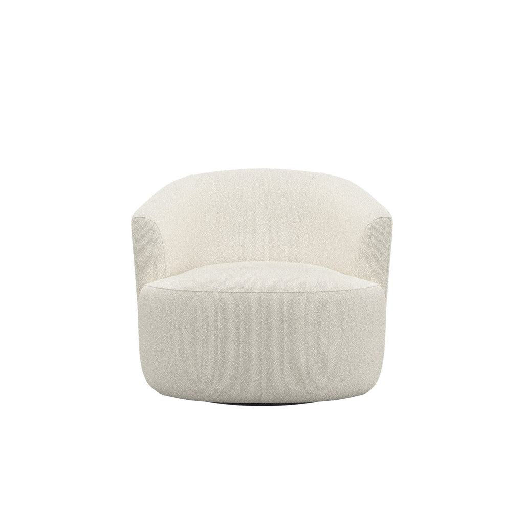 Mainstays Boucle Swivel Accent Chair, Taupe