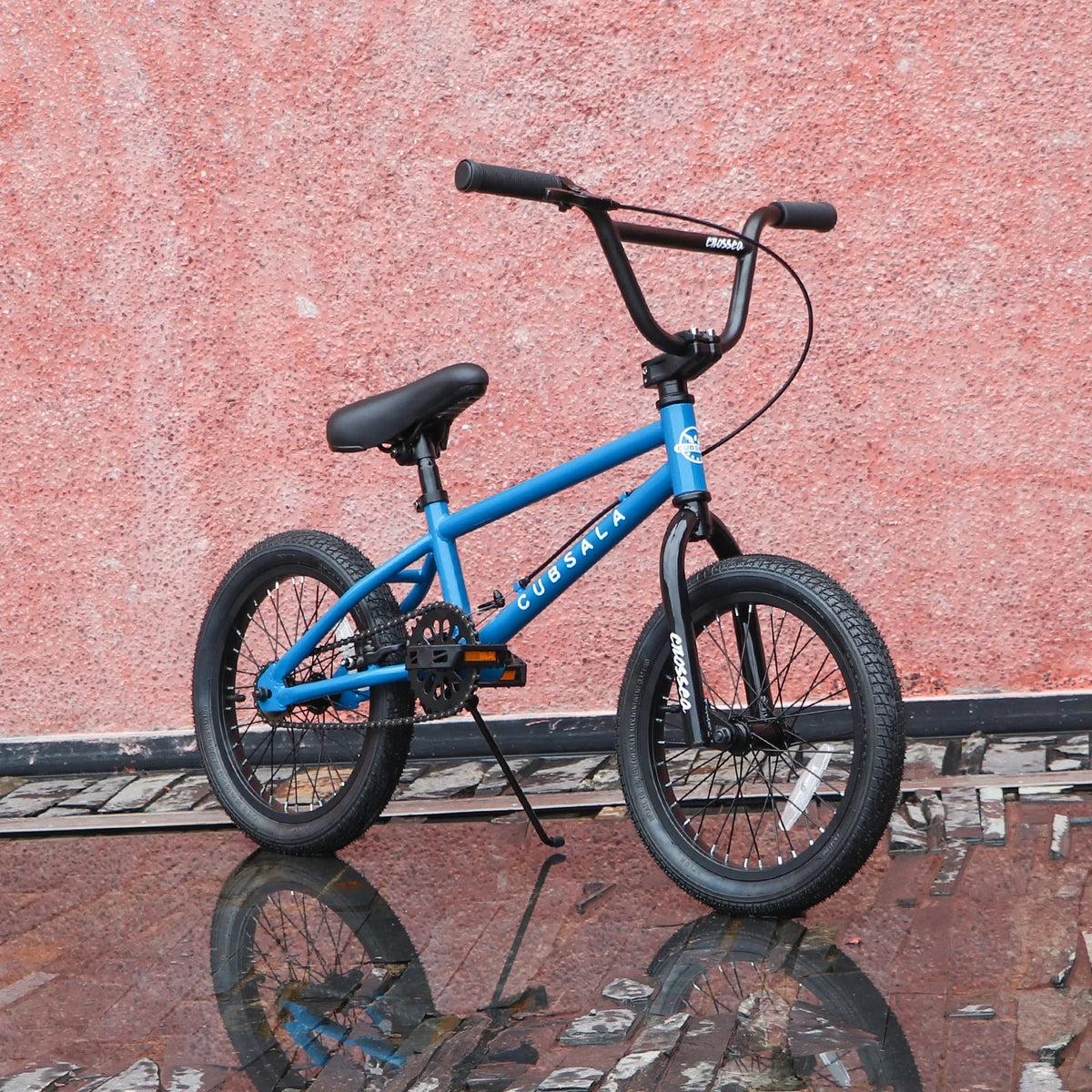cubsala 20 in Freestyle BMX Kids Bike for Age 6-14 Years Old Boys Girls , Black & Green
