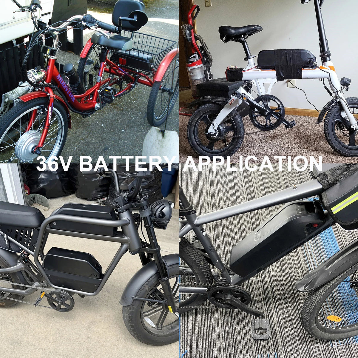4Pin 36V 20AH Battery Electric Scooter Battery 750W 36V Ebike Battery for Adult Electric Bike Motor