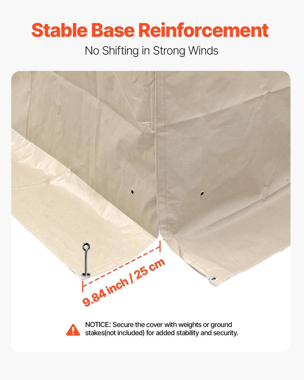 VEVOR Gazebo Sidewall Fits 12 x 20 ft Gazebos, 4-Panel Winter Cover Side Walls for Hardtop Gazebo, High-Density PE Material, All Weather Outdoor Cover with Mesh Windows, Gazebos not Included