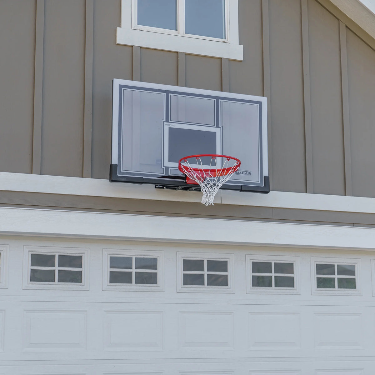 Lifetime New Basketball Indoor/Outdoor Backboard and Rim Combo Kit (54-inch Polycarbonate) - 71526