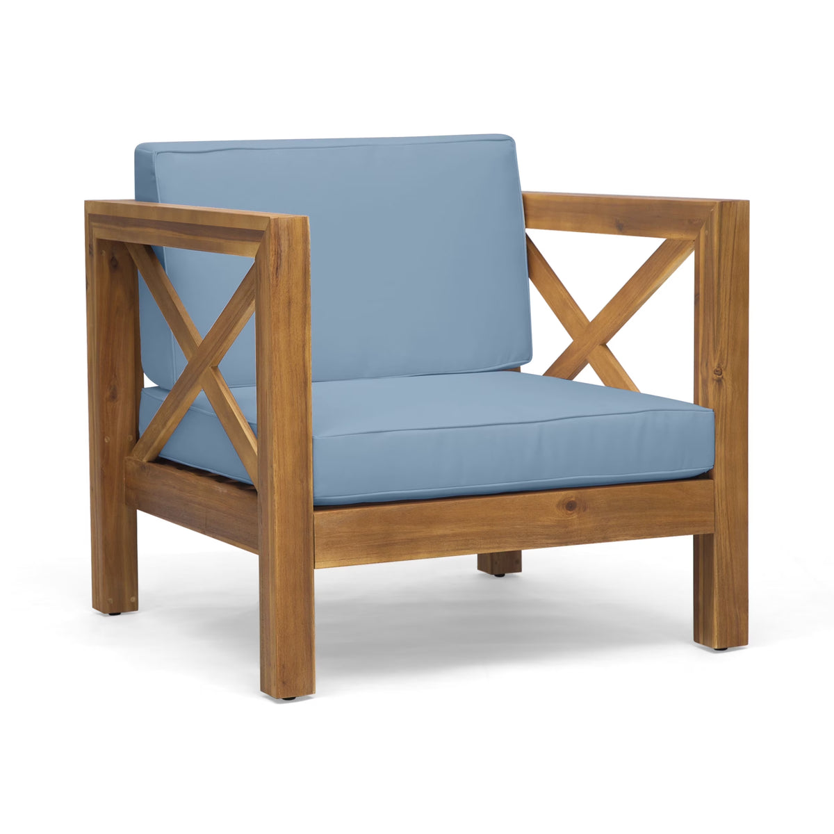 Outdoor Acacia Club Chairs