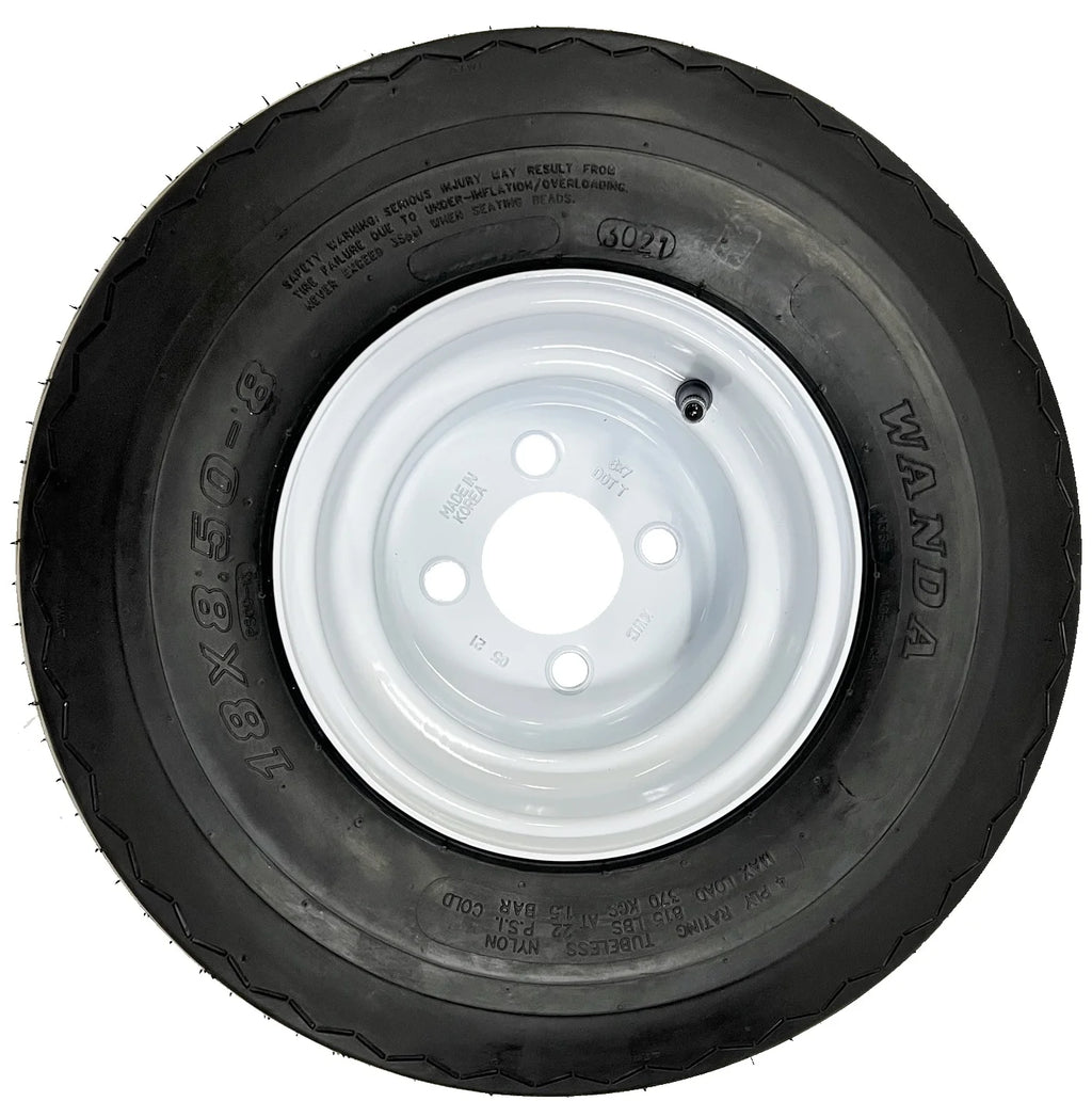 Golf Cart Wheels and Tires Combo 4 Pk18x8.50-8 OEM 8" Fits Club Car, Cushman, EZGO