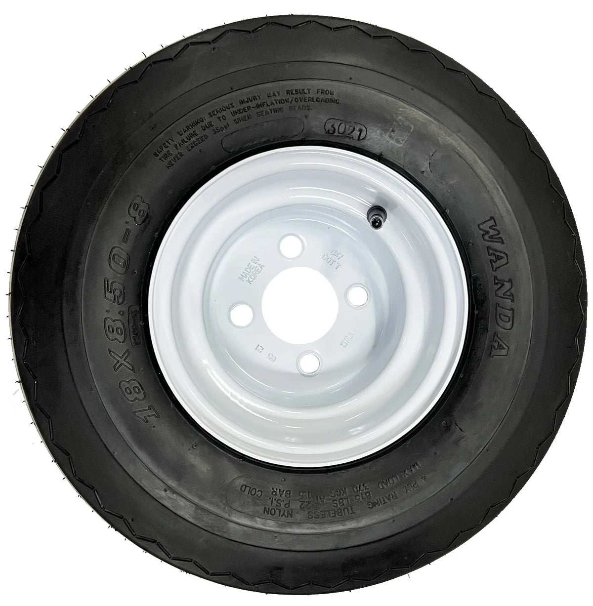 Golf Cart Wheels and Tires Combo 4 Pk18x8.50-8 OEM 8" Fits Club Car, Cushman, EZGO