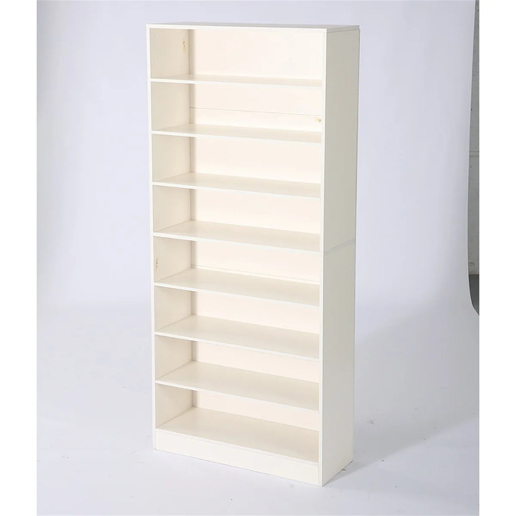 Hommoo Modern Wood Freestanding Shoe Cabinet, 8 Tiers 40-45 Pairs Shoe Storage Rack Organizer for Entryway, Gray