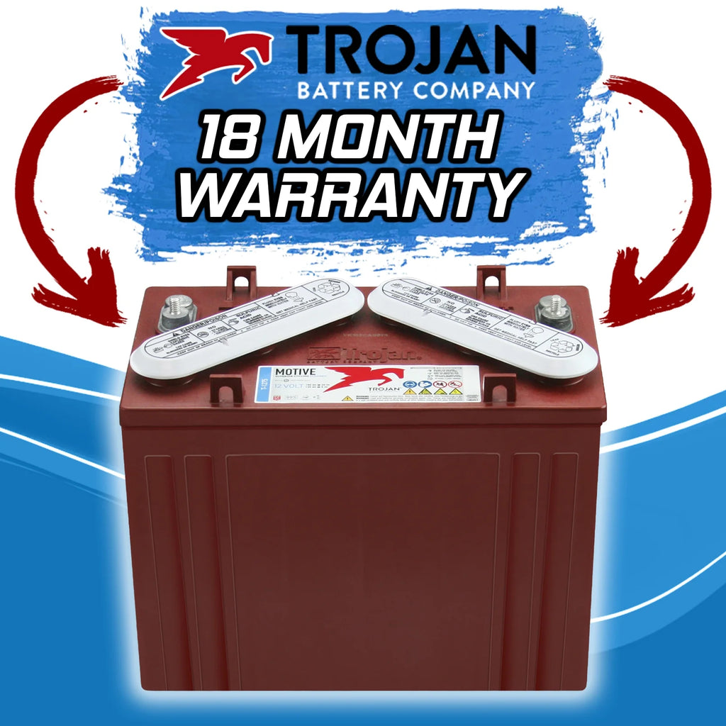Trojan T-1275 12V 150Ah Flooded Lead Acid GC12 Deep Cycle Battery x6
