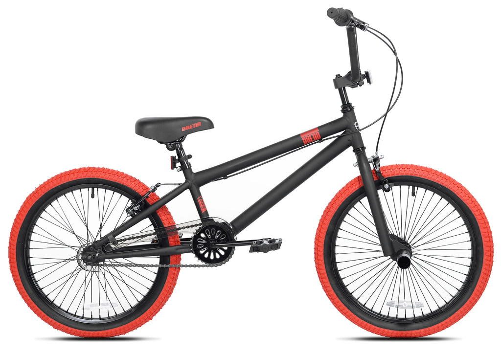 20" Dread Boy's BMX Bike, Black/Red