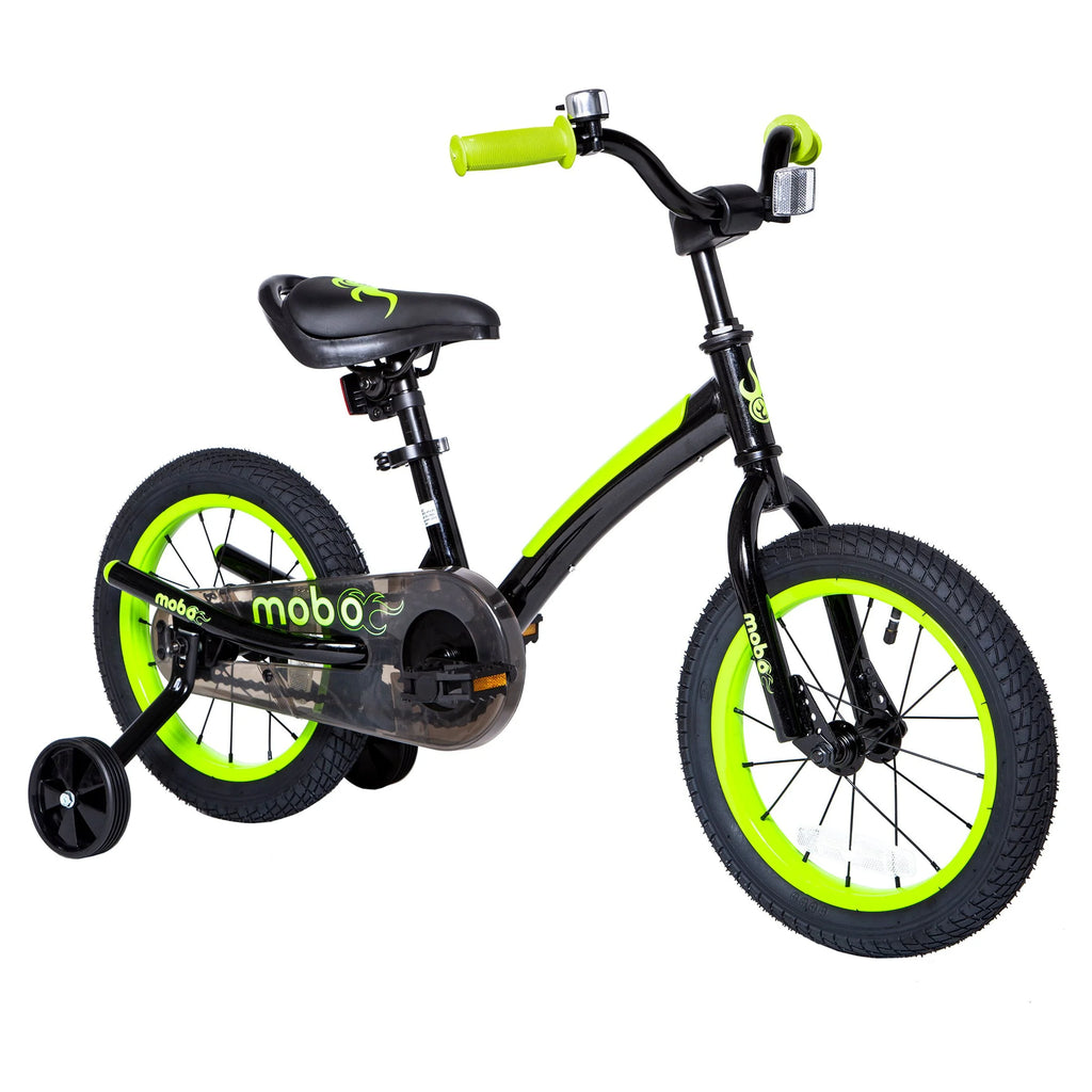 Mobo First Boy's 14" Kids Bike, Ages 3-5 Years Old, Red