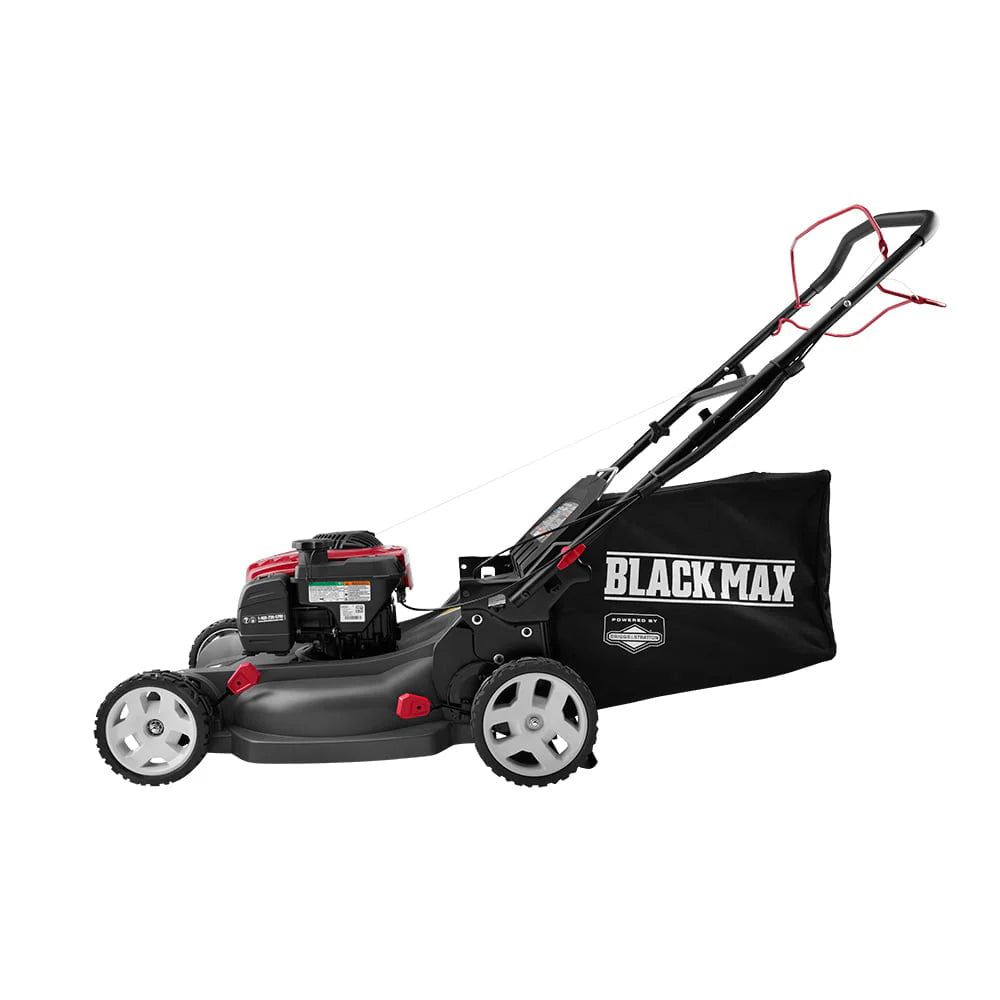 Restored Black Max 21-Inch 150cc Self-Propelled Gas Mower with Briggs & Stratton Engine (Refurbished)