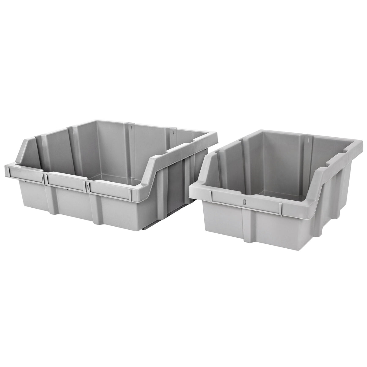 Seville Classics Extra-Wide 7-Tier NSF 21-Bin Rack, 48" W x 14" D x 56" H, Gray