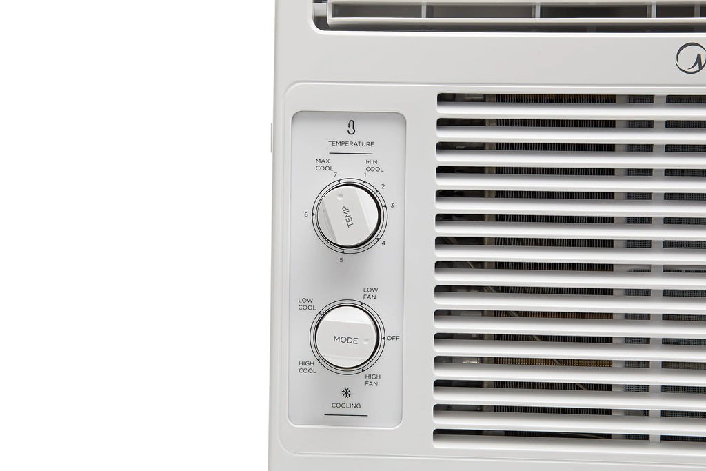 Midea 5,000 BTU 150 Sq ft Mechanical Window Air Conditioner, White, MAW05M1WWT, New
