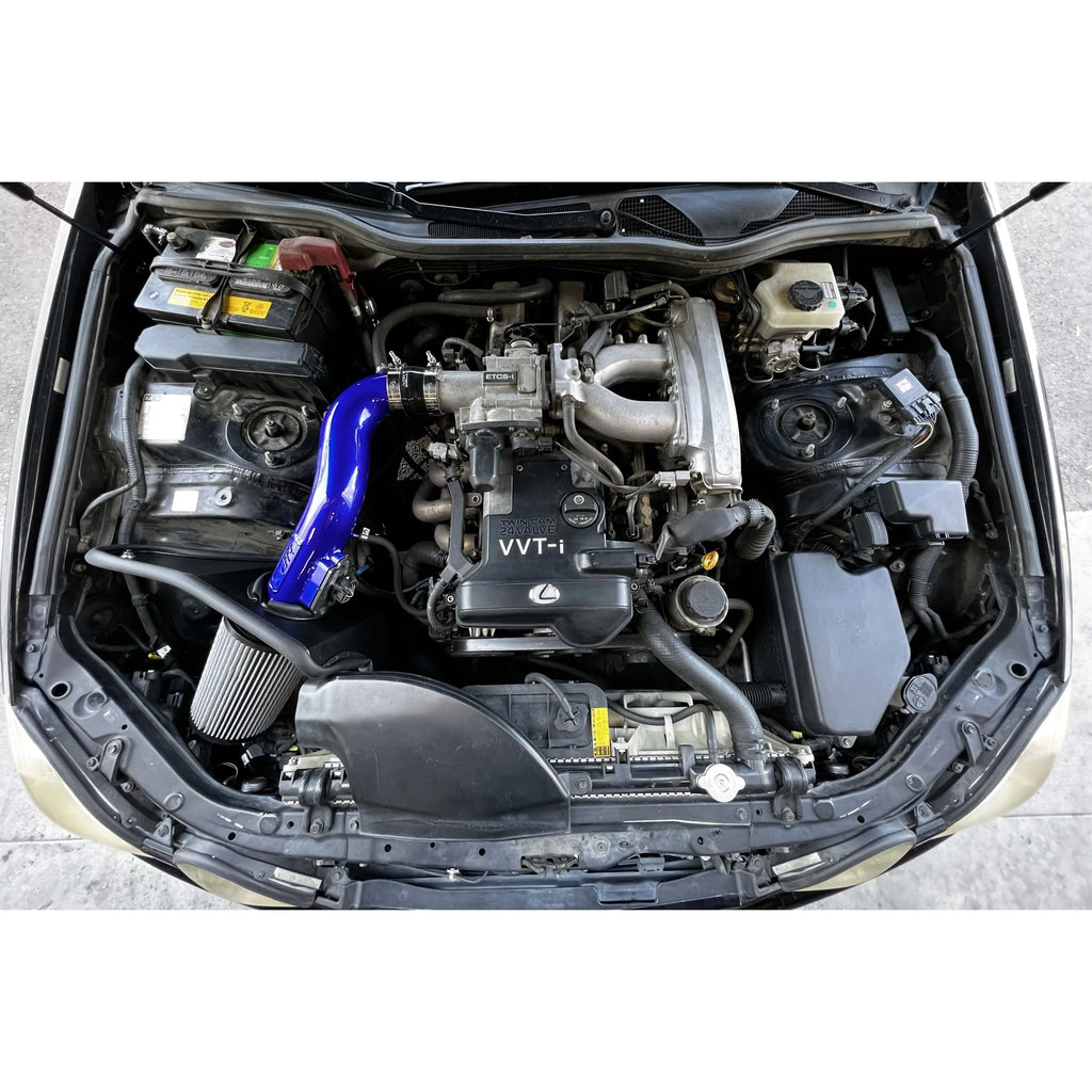HPS Performance  Performance Air Intake Kit for 1998-2000 Lexus GS300 3.0L, Polished