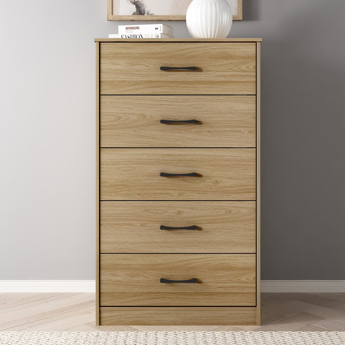 Mainstays Ardent 5 Drawer Dresser, Black