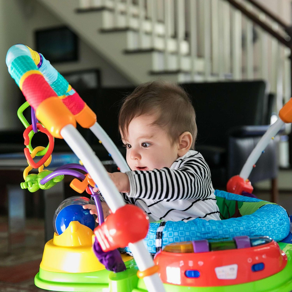 Baby Einstein Neighborhood Friends Activity Jumper with Lights and Melodies