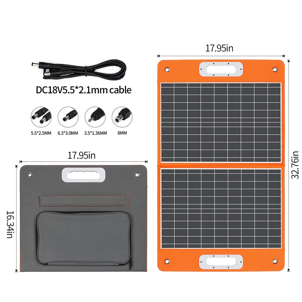 Flashfish 200W Portable Power Station, 40800mAh Solar Generator, Portable Generator for Camping Travel Emergency