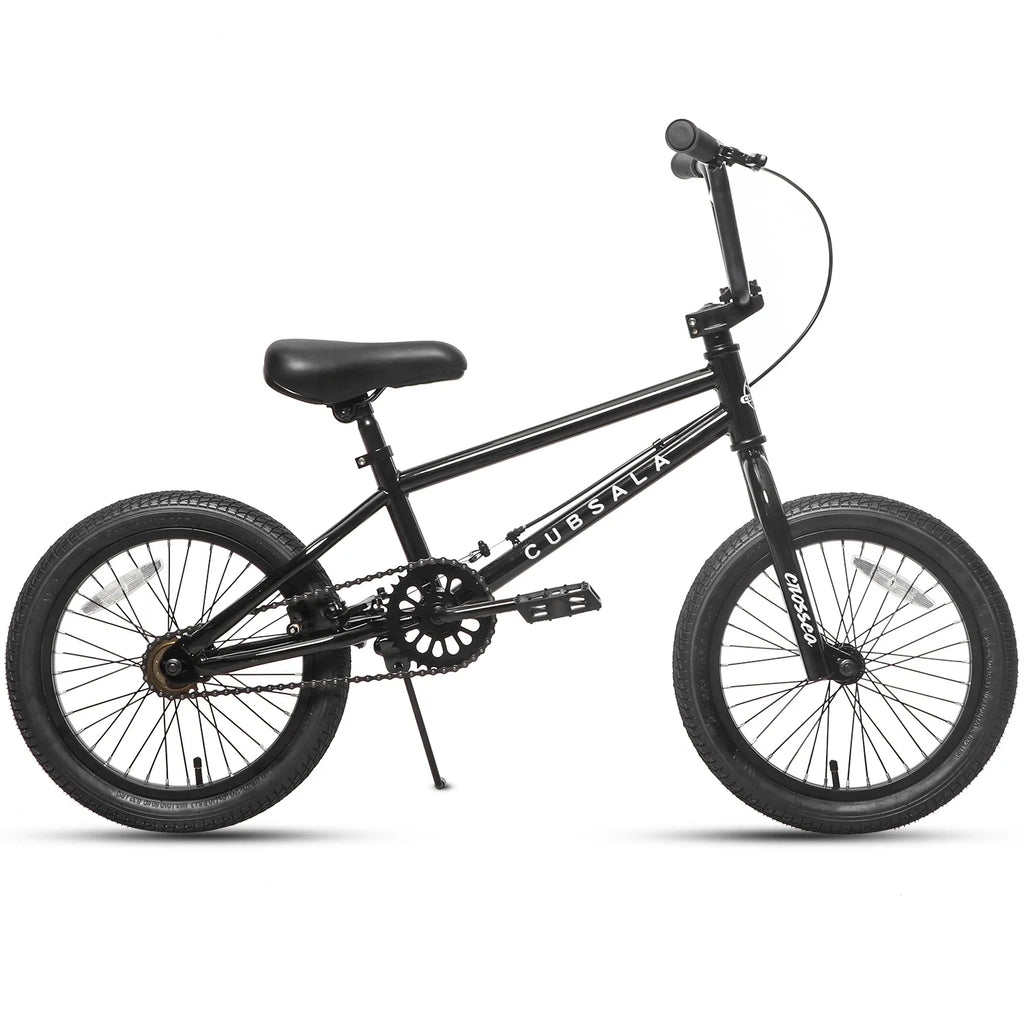 cubsala 20 in Freestyle BMX Kids Bike for Age 6-14 Years Old Boys Girls , Black & Green
