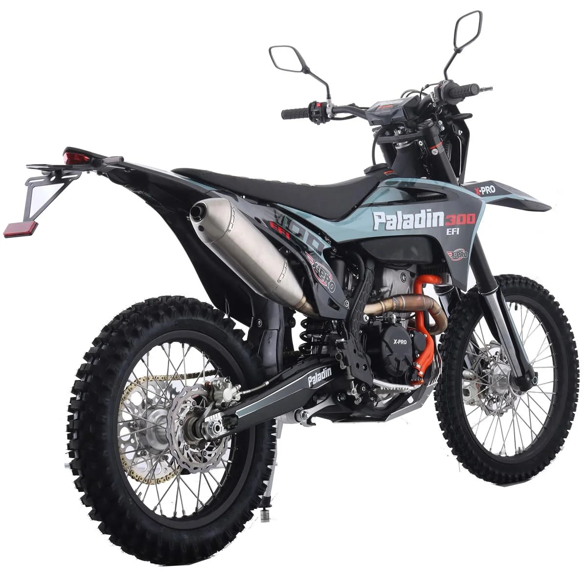X-Pro Paladin 300 EFI Dirt Bike with 6-Speed Manual Transmission and Balance Shaft and Dual Overhead Camshaft (DOHC) with Four Valves Engine, Electric Start! Big 21"/18" Wheels!