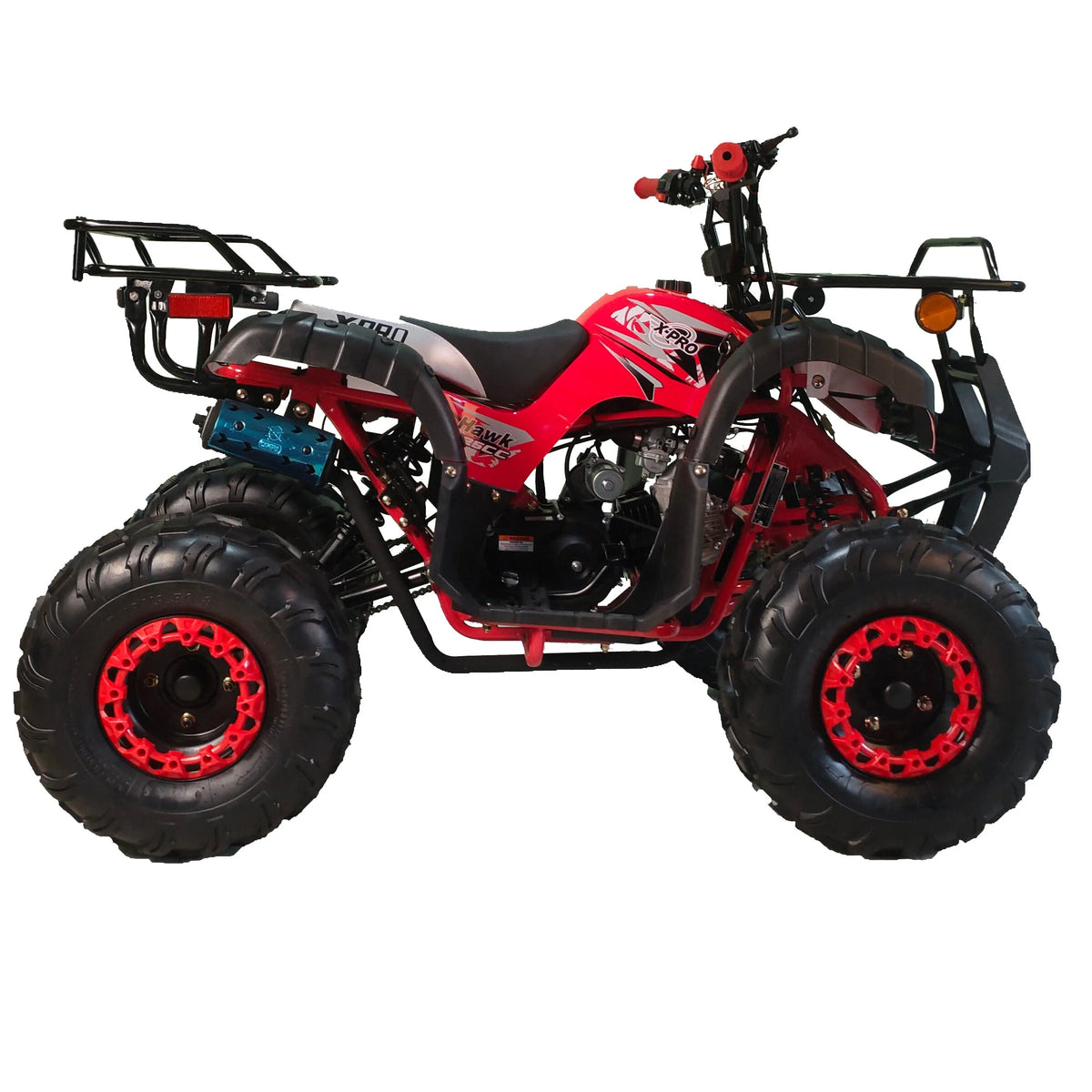 X-Pro Brand New 125cc Gas ATV, Automatic Transmission w/Reverse Remote Control Big 19"/18" Tires