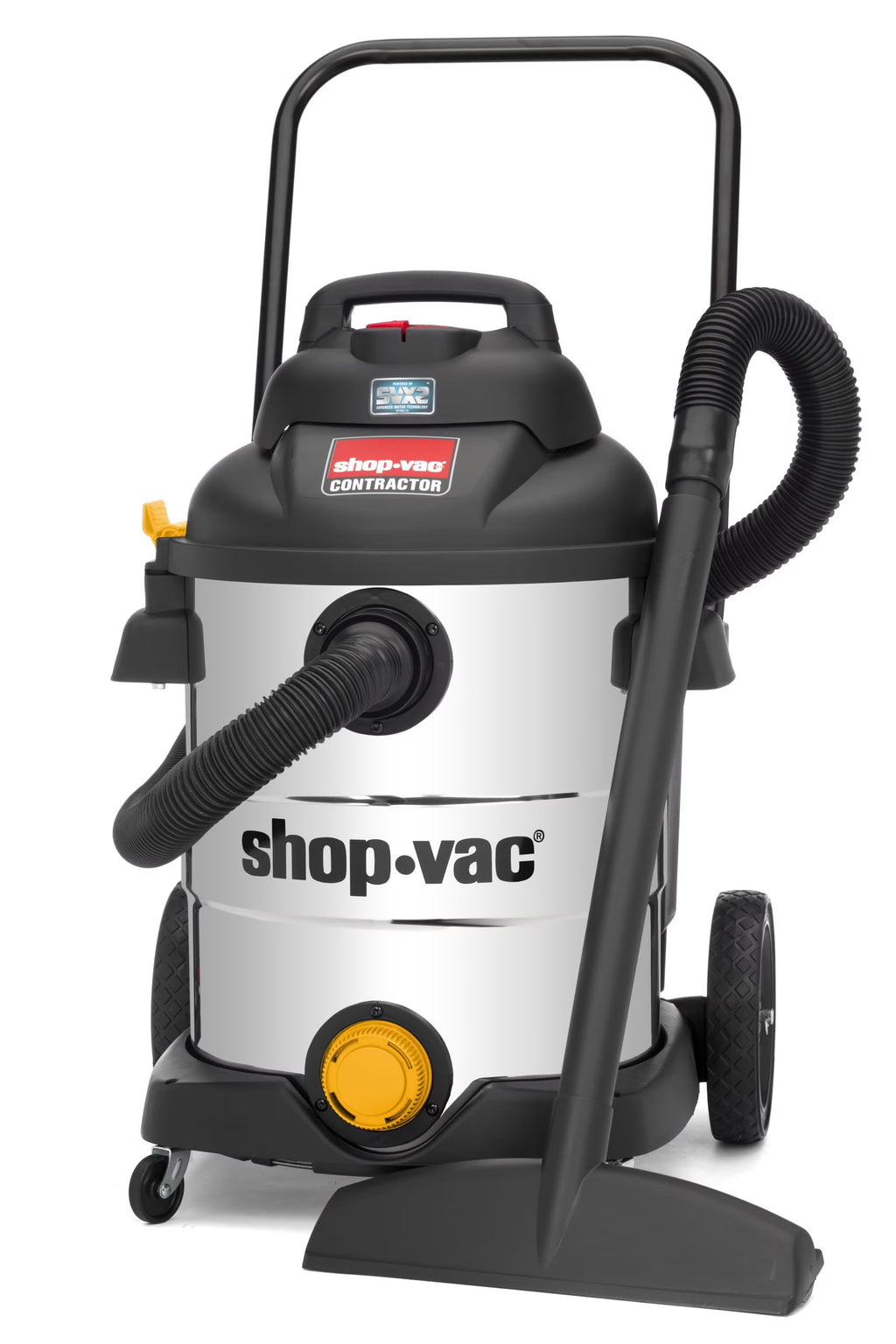 Shop-Vac 12 Gallon 6.5 Peak HP Wet Dry Contractor Series Stainless Steel Vacuum, Model 9627706