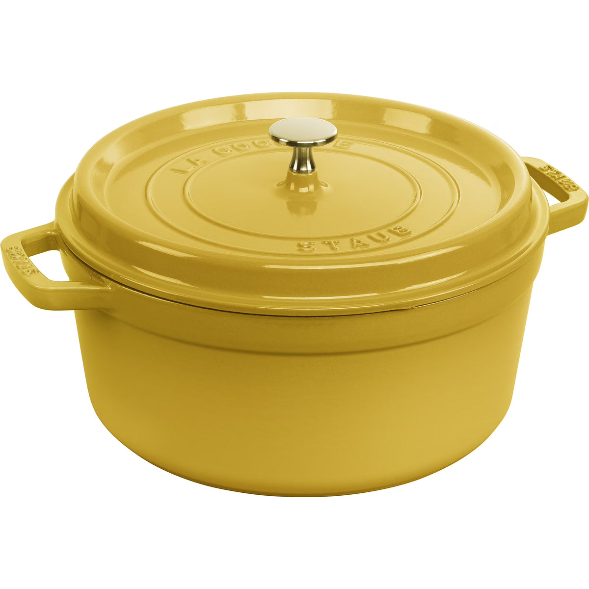 Staub Cast Iron 5.5-qt Round Cocotte - Cherry