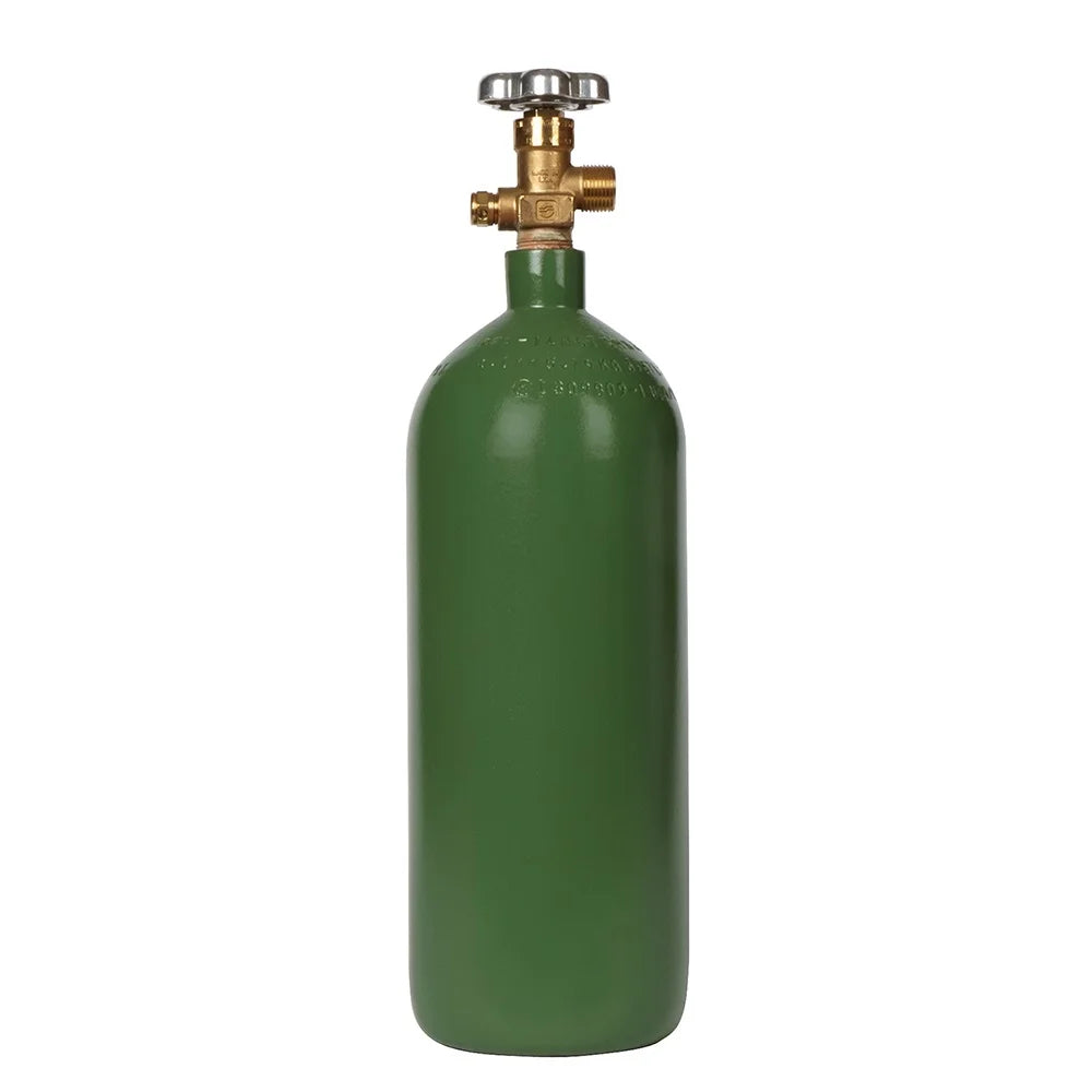 Steel Acetylene MC & 20 Cu ft Steel Oxy-Acetylene Welding Cylinder Set, 10 Cu ft, 2 Count