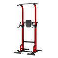 Station Stand Pull Up Bar for Gym Strength Training Workout Equipment，Red