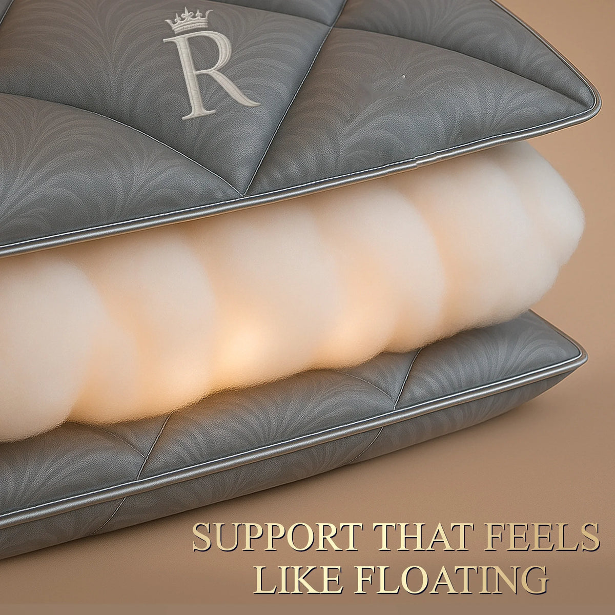 Royal Therapy Queen Size Comforter �C White Comforter, Down Alternative Bed Comforter, Fluffy Duvet Insert, Cool And Comfortable