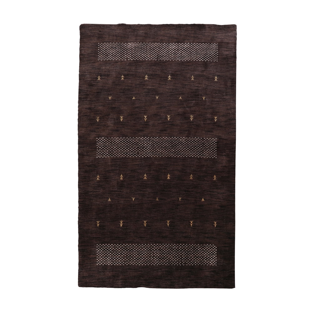 Rugsotic Carpets Handmade Rugs Hand Knotted Loom Rectangle 3'x5' Orange Wool for Indoor Use