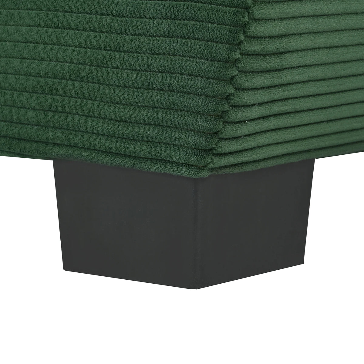 NYBOPAVIS 85.4" Corduroy Sofa, Oversized Loveseat Sofa Couch for Living Room Green
