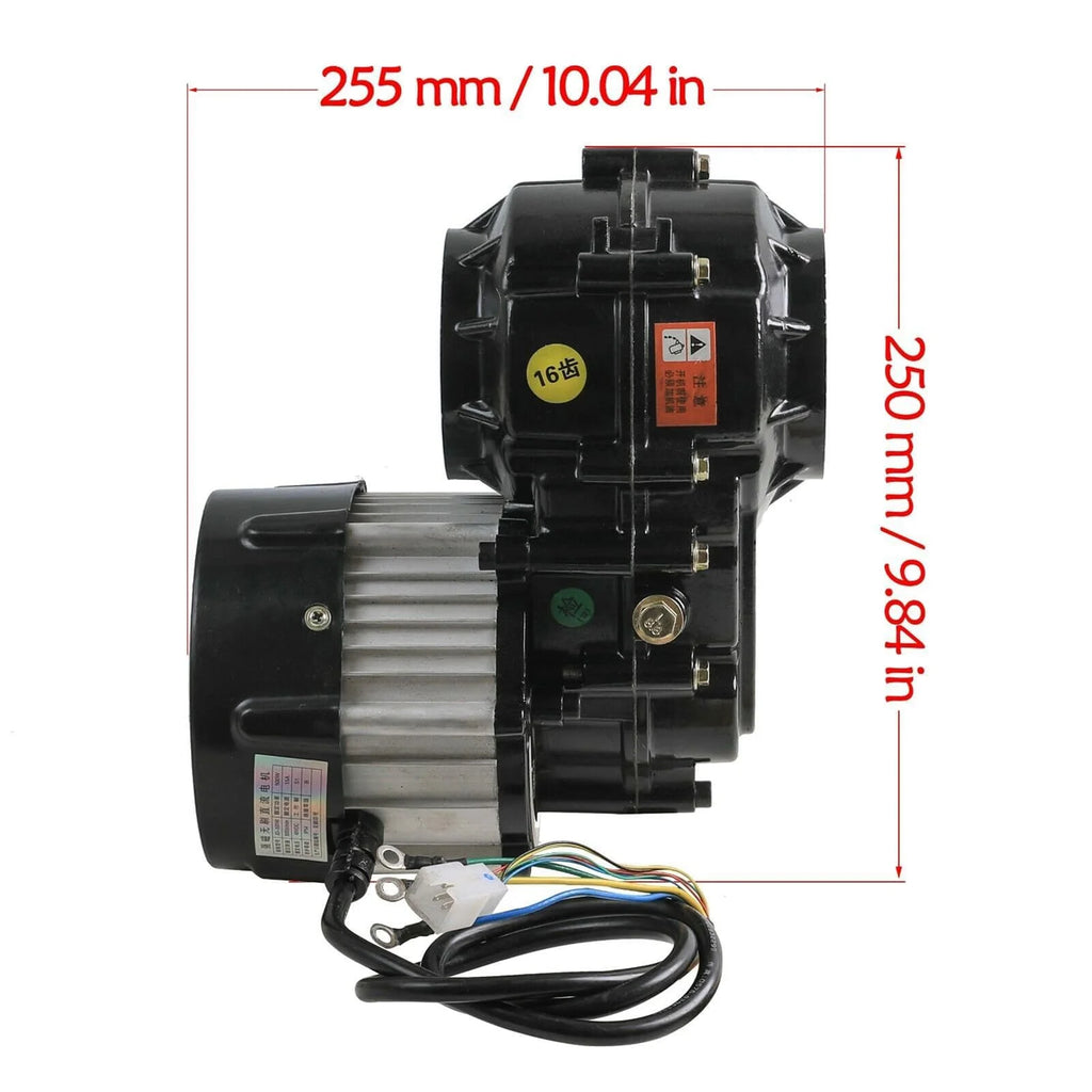 Rear Differential Axle Kit 48V 1000W Electric Motor Controller Battery Hydraulic Brake 145/70-6 Wheels Tires DIY Parts For Go Kart Golf Cart ATV Quad Buggy Trike Tricycle 4 Wheeler (30" Axle)