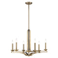 Livex Lighting Trumbull 6 Light Chandelier in Antique Brass