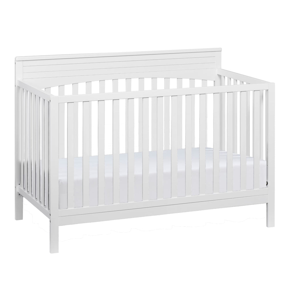 Oxford Baby Harper 4-in-1 Convertible Crib, Dove Gray, GREENGUARD Gold Certified, Wooden Crib