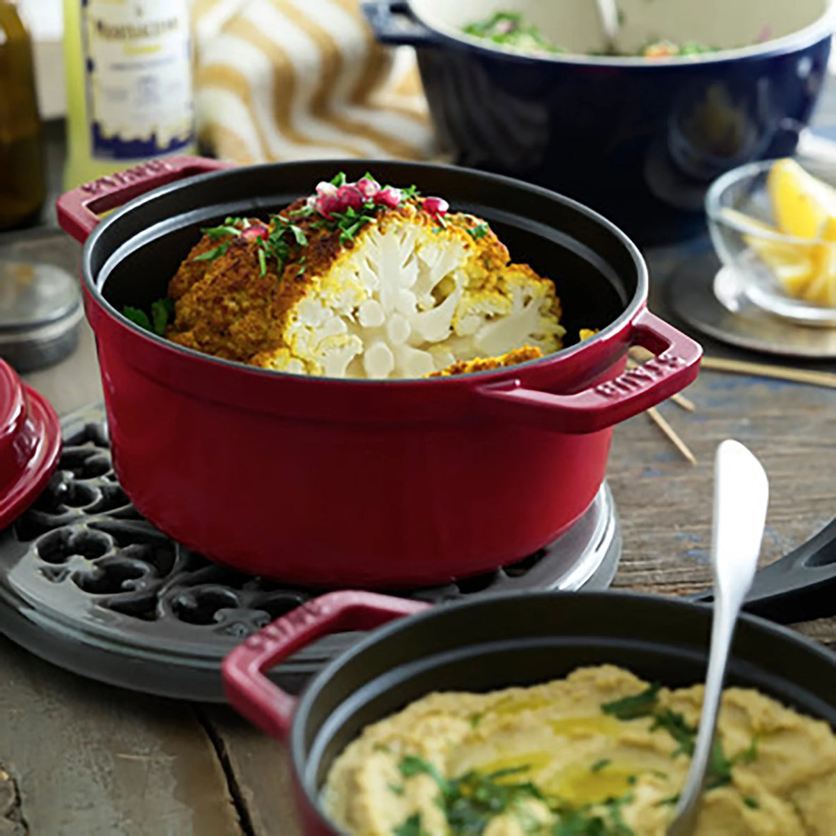 Staub Cast Iron 2.75-qt Round Cocotte - Basil