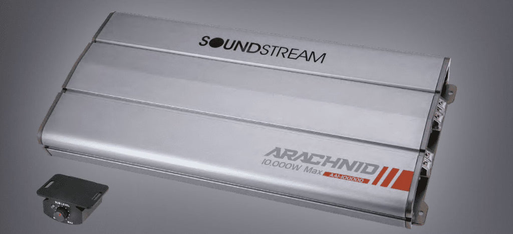 Soundstream AR1-5000D Monoblock Class D Arachnid Series Car Amplifier with Bass Remote