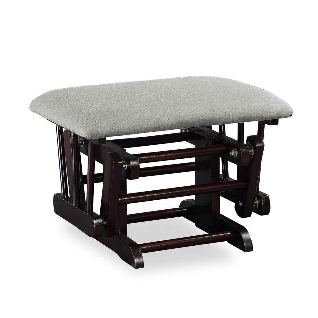 Baby Relax Huntington Glider Rocker. Gray and Espresso