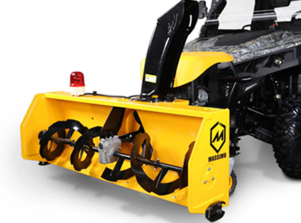 Massimo 60" Snow Blower 2-Stage �C 13HP 420cc Gas Powered UTV/ATV Attachment for Heavy Duty Snow Removal
