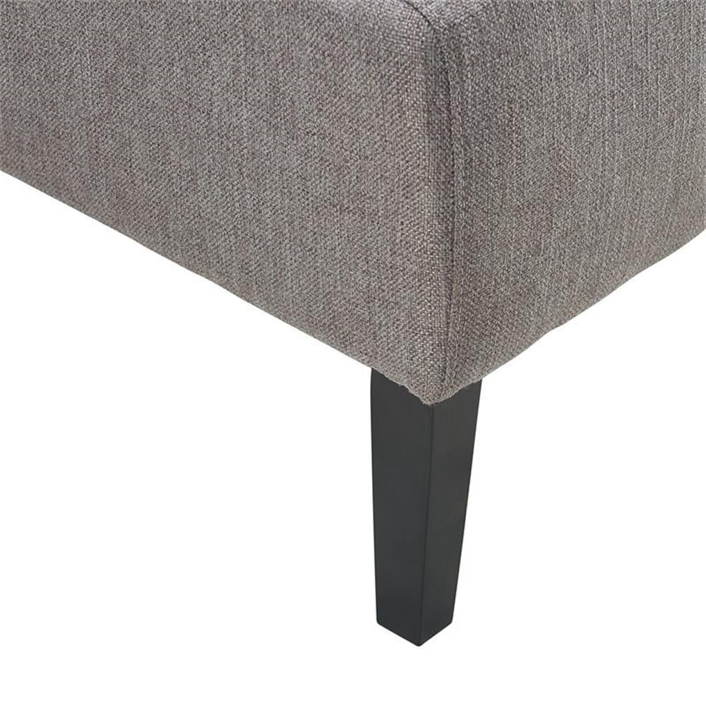 Serta Palisades Slipper Chair Pebble Gray