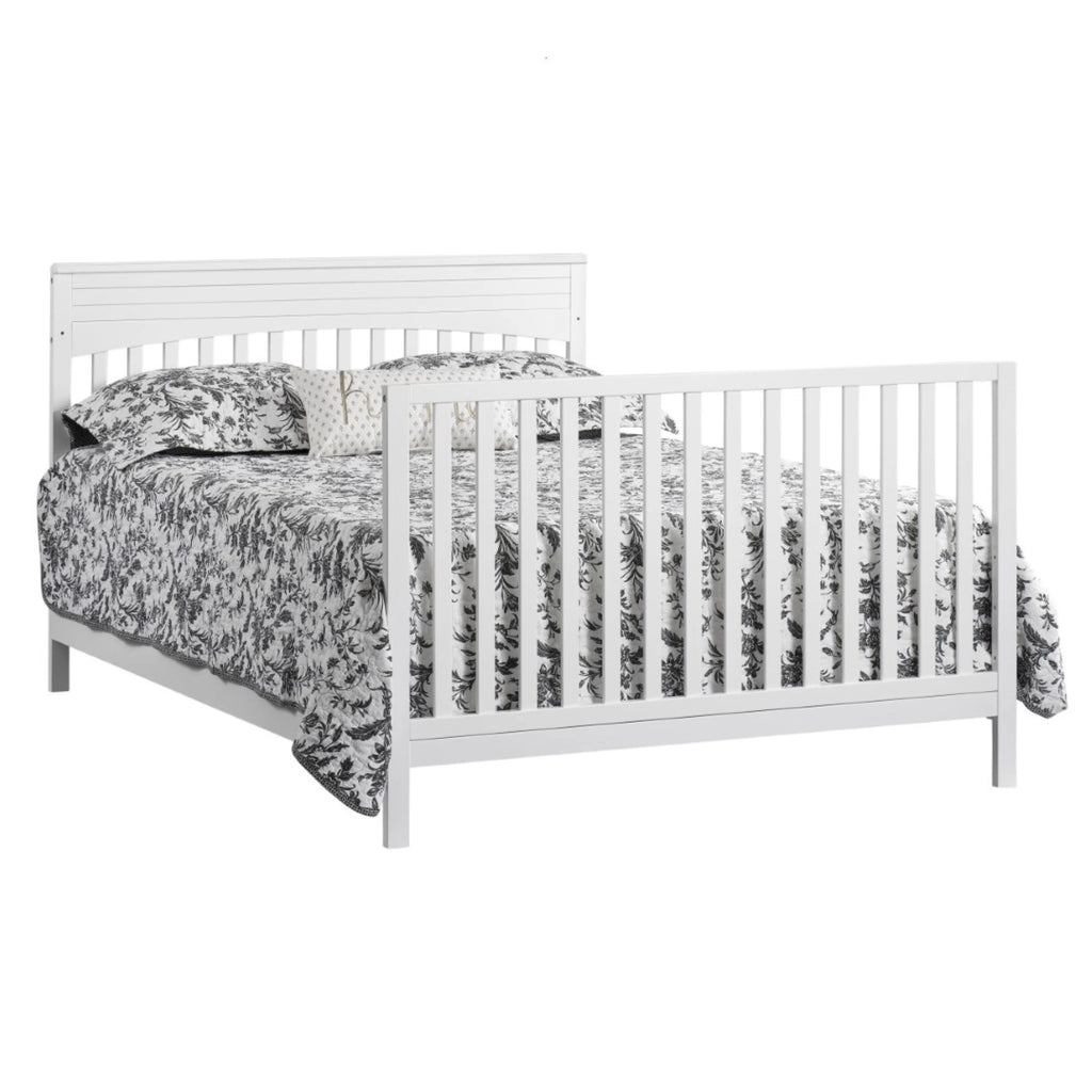 Oxford Baby Harper 4-in-1 Convertible Crib, Dove Gray, GREENGUARD Gold Certified, Wooden Crib