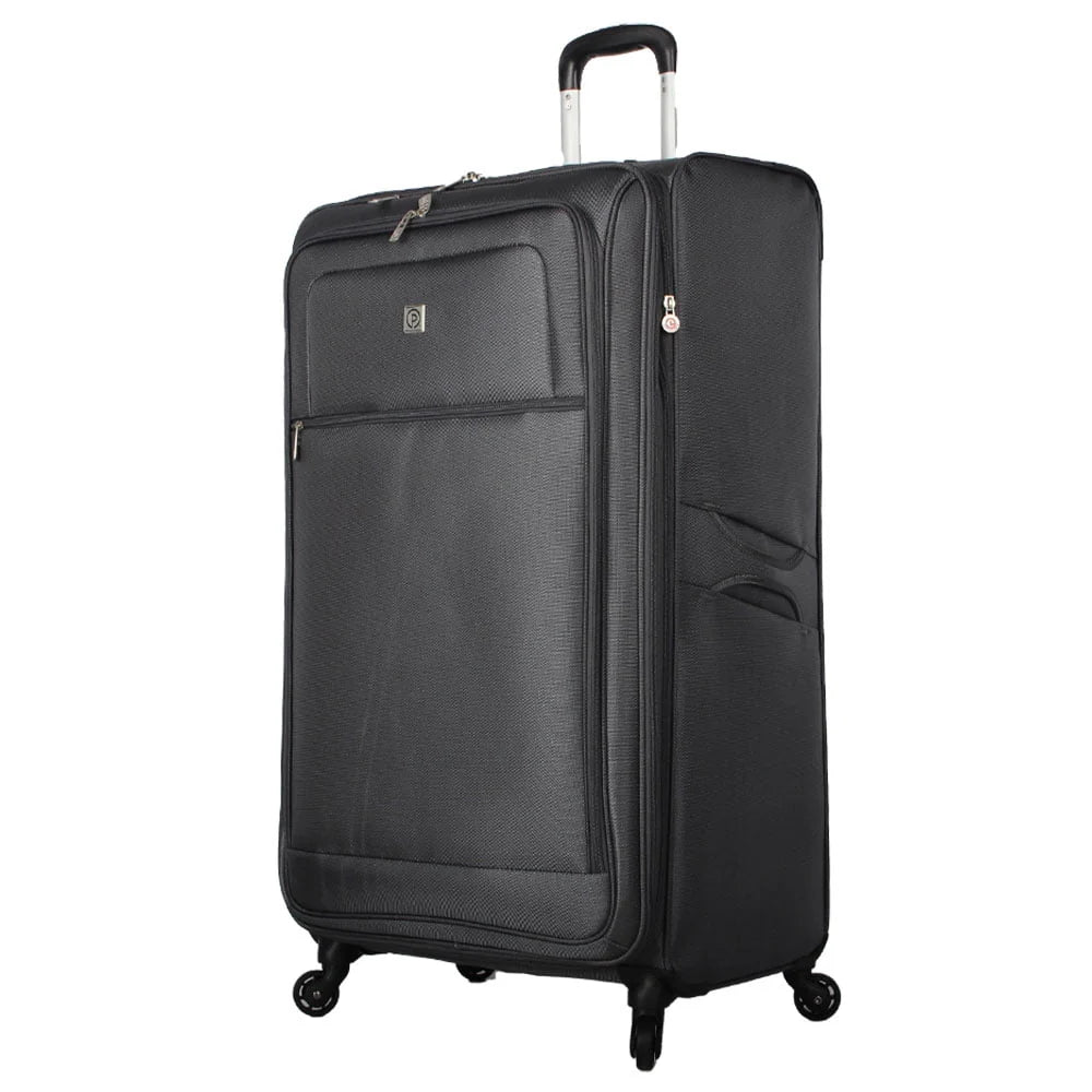 Protege, Arendale Soft Side 32�?Jumbo Expandable Checked Luggage, Charcoal