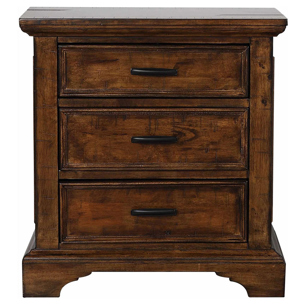 Elk Grove 4-piece California King Storage Bedroom Set Vintage Bourbon