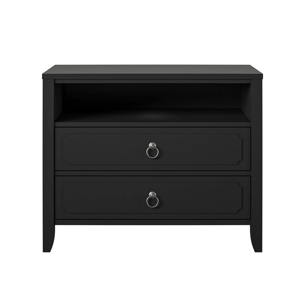 Her Majesty 2 Drawer Nightstand, Mustard Yellow
